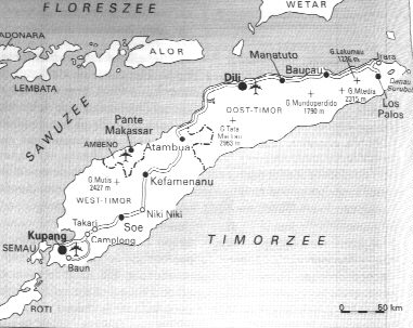 landkaart timor
